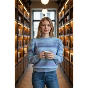 Design 365‎ Sweater NWOT Size M. Y2K Outdoor Cozy Romantic.